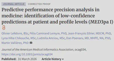 Journal of the American Medical Informatics Association (JAMIA)